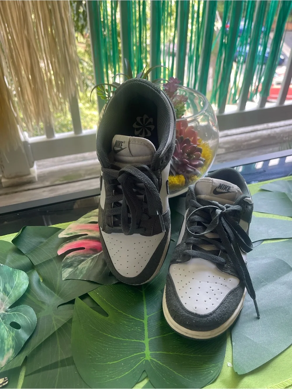 Nike Black and White Low-Top Sneakers